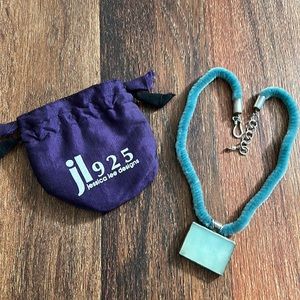 Hand crafted sea glass necklace by Jessica Lee Designs